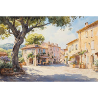 Thumbnail for Tableau Place de Village Provence