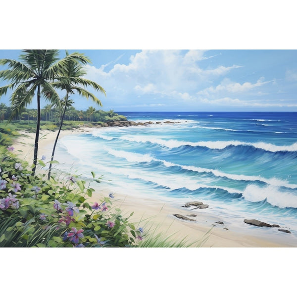 Tableau Décoratif Plage, art mural décoration nature
