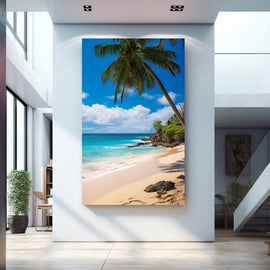 Tableau Plage Épuré, art mural décoration nature