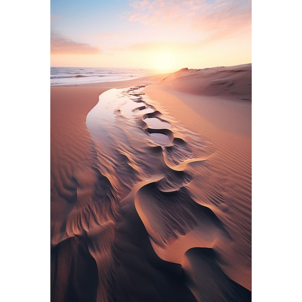 Tableau Moderne Plage, art mural décoration nature