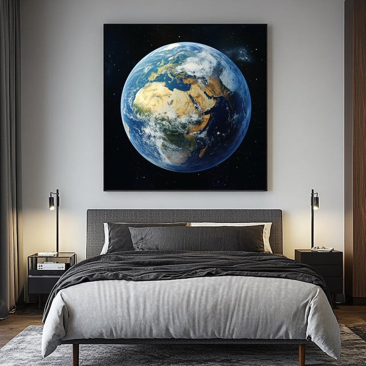 Tableau Terre et son Horizon, art mural décoration nature