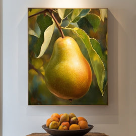 Tableau Poire, art mural décoration nature