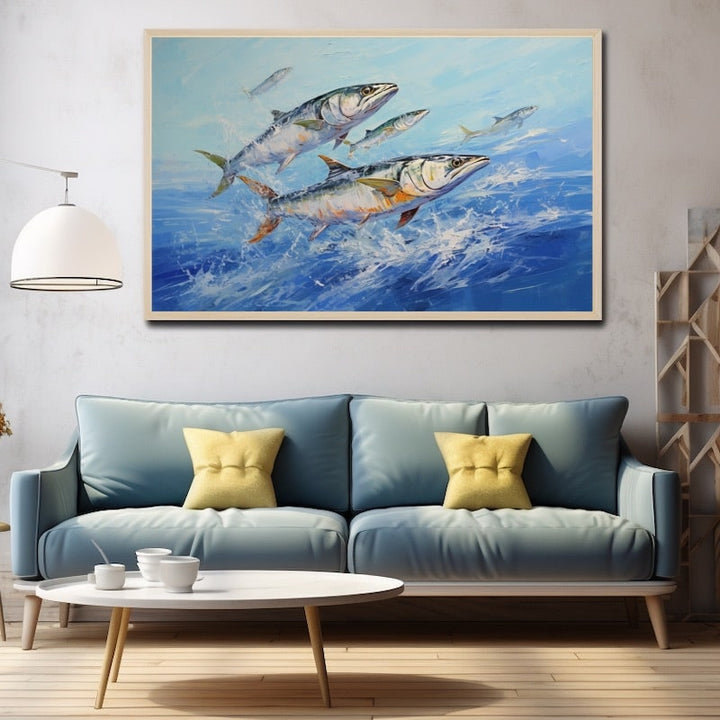 Tableau Poisson Déco, art mural décoration nature