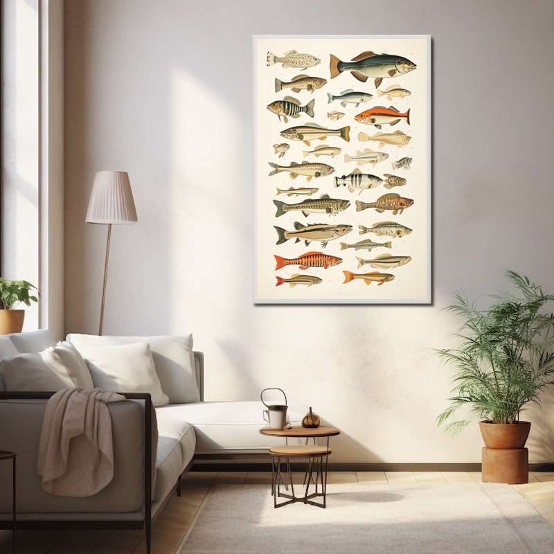 Tableau Poisson Eau Douce