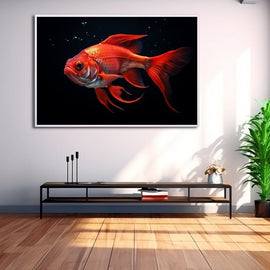 Tableau Poisson Rouge