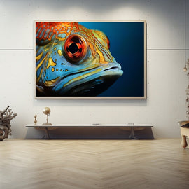 Tableau Poisson Vivant, art mural décoration nature
