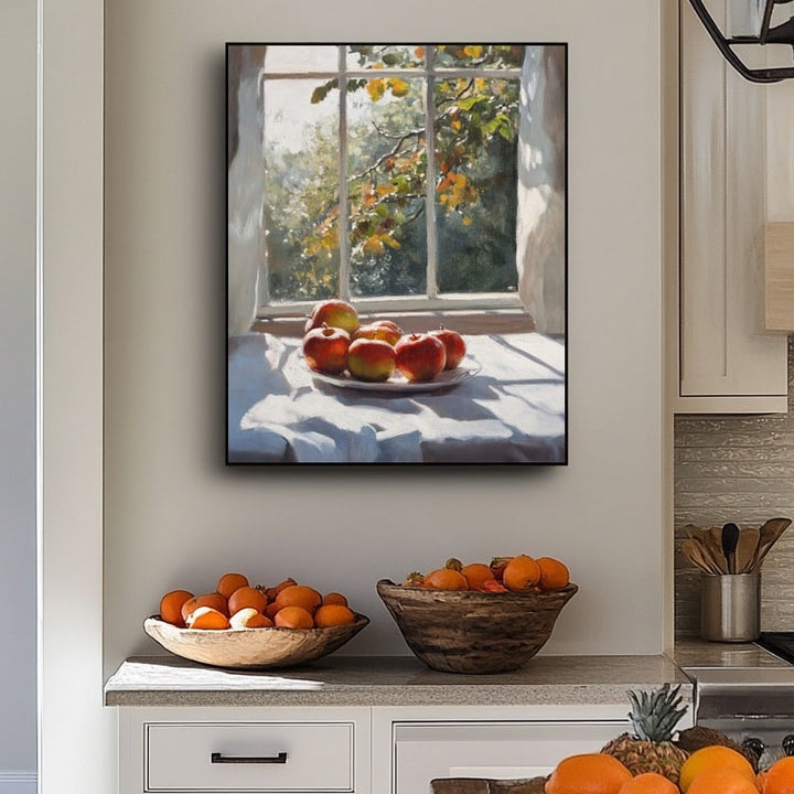 Tableau Pommes, art mural décoration nature
