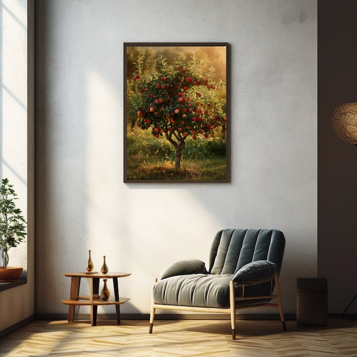Tableau Pommier, art mural décoration nature