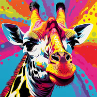 Thumbnail for Tableau Pop Art Girafe