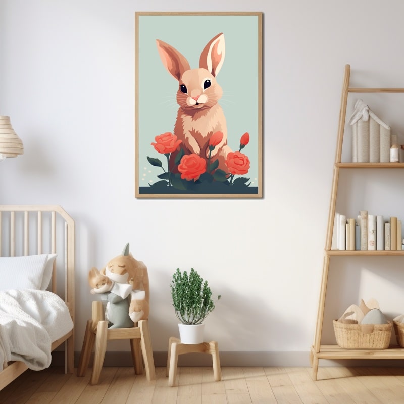 Tableau Poster Lapin