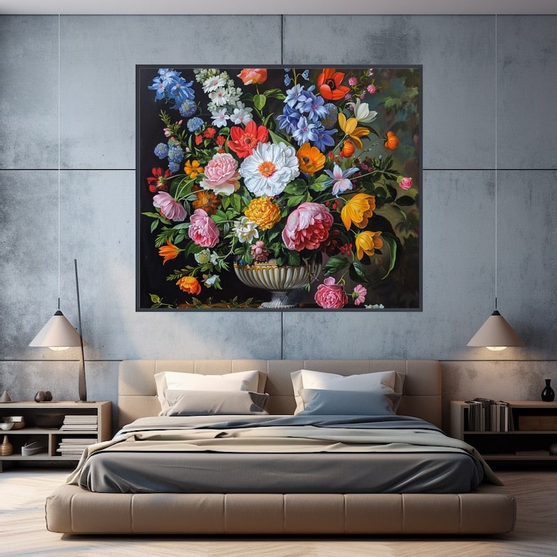 Tableau Pot De Fleurs