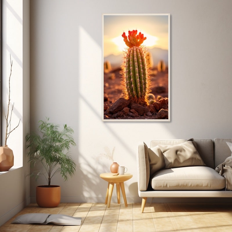 Tableau Pour Décor Cactus