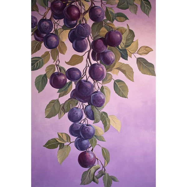 Tableau Prune, art mural décoration nature