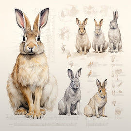 Tableau Race de Lapins