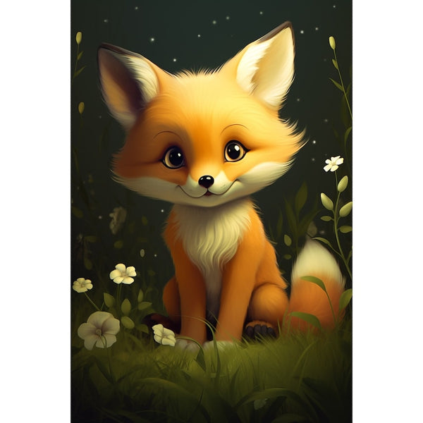 Tableau 1 An Renard, art mural décoration nature