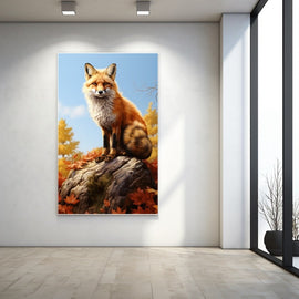 Tableau Renard Déco, art mural décoration nature