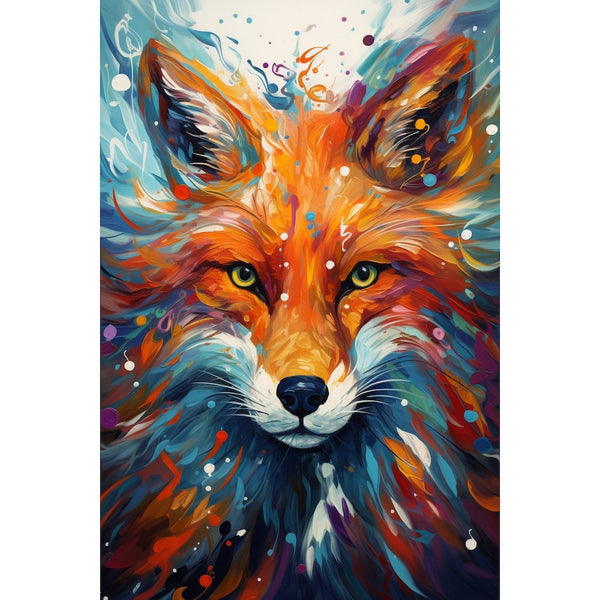 Tableau Renard Moderne, art mural décoration nature