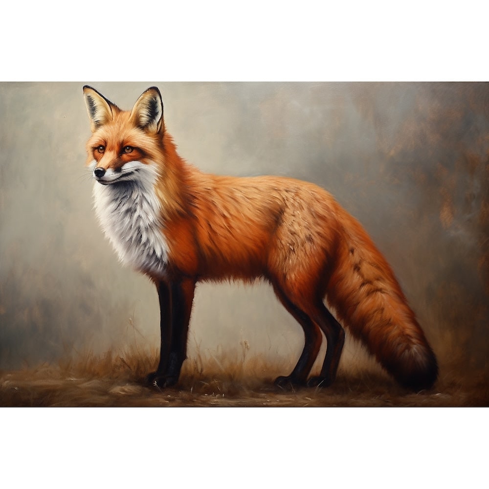 Tableau Renard Peintre