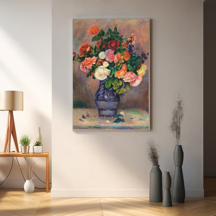 Tableau Renoir Fleurs, art mural décoration nature