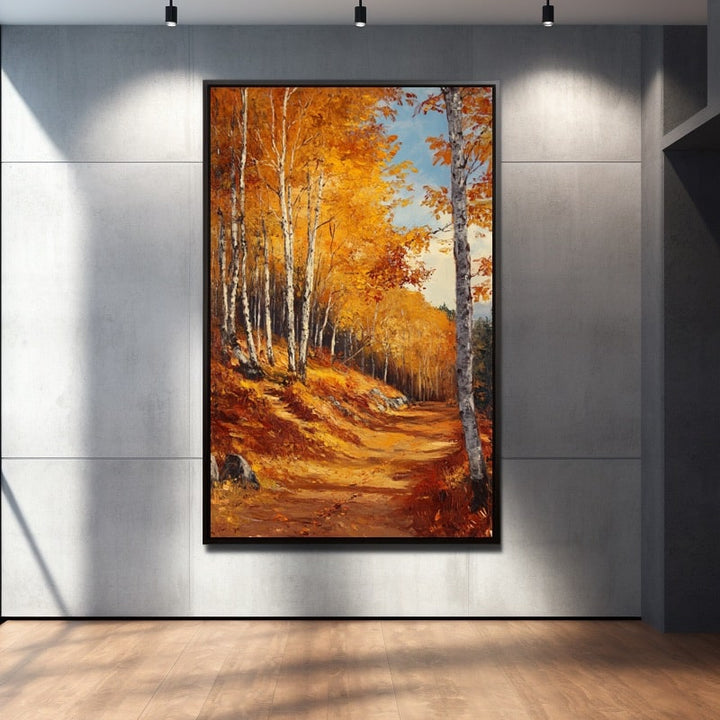 Tableau Représentant l'Automne, art mural décoration nature