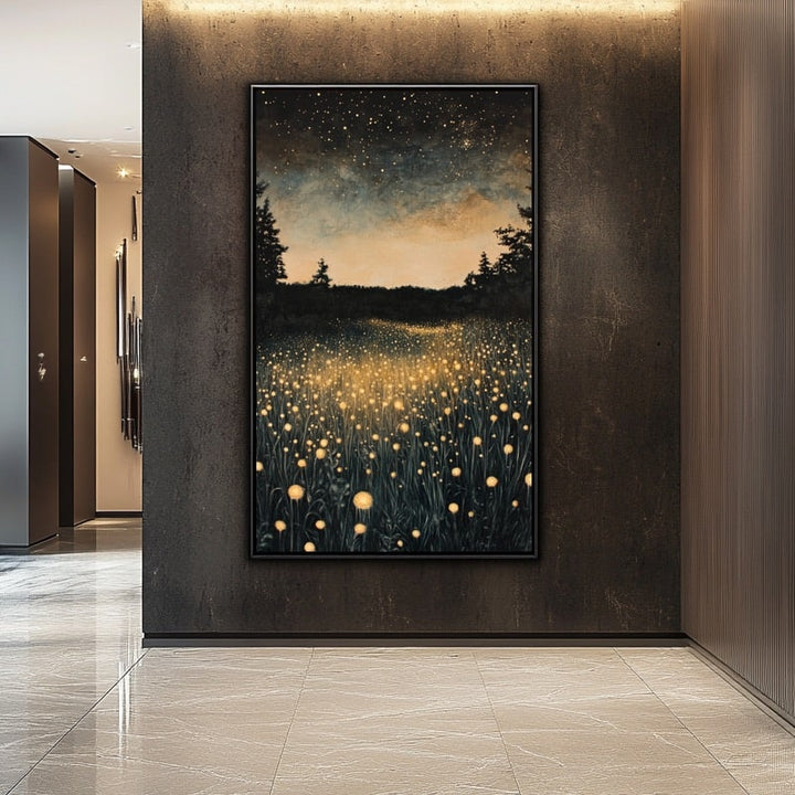 Tableau Représentant La Nuit, art mural décoration nature