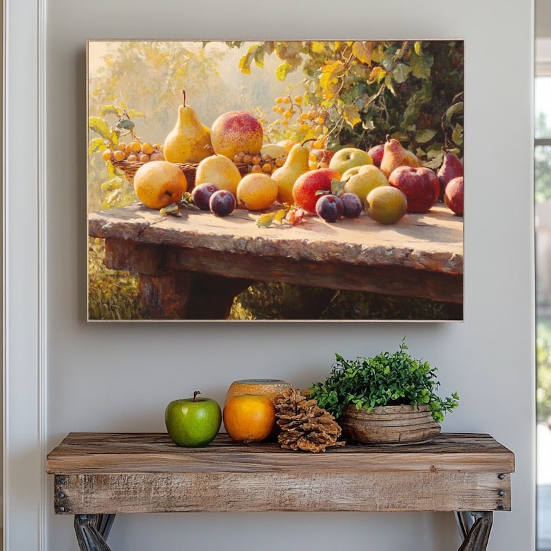 Tableau Représentant des Fruits