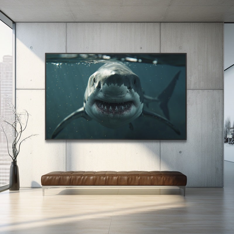 Tableau Requin Blanc