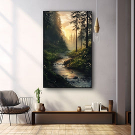 Tableau Rivière, art mural décoration nature