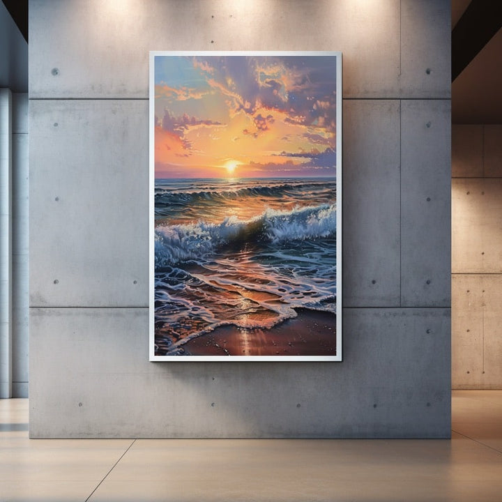 Tableau Romantique Mer, art mural décoration nature