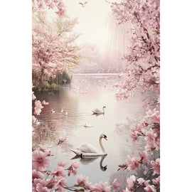 Tableau Romantique Lac, art mural décoration nature