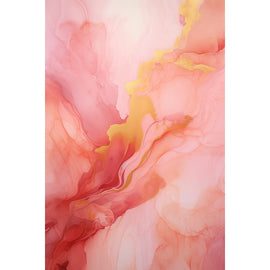 Tableau Abstrait Rose, art mural décoration nature