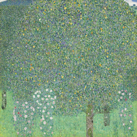 Tableau Rosiers sous les Arbres, art mural décoration nature