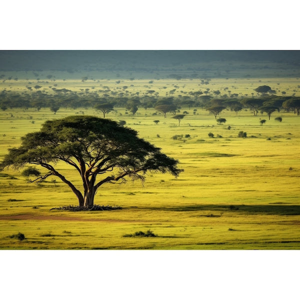 Tableau Savane et Afrique, art mural décoration nature, vue 2