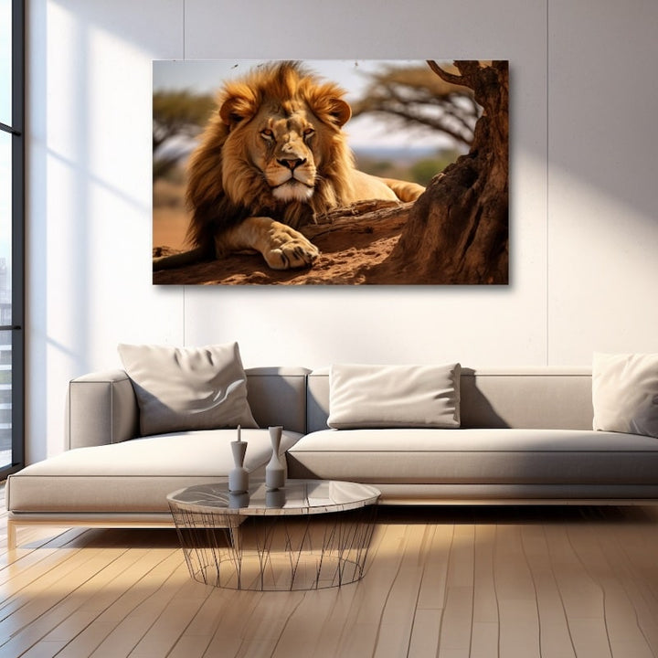 Tableau Savane Animal, art mural décoration nature