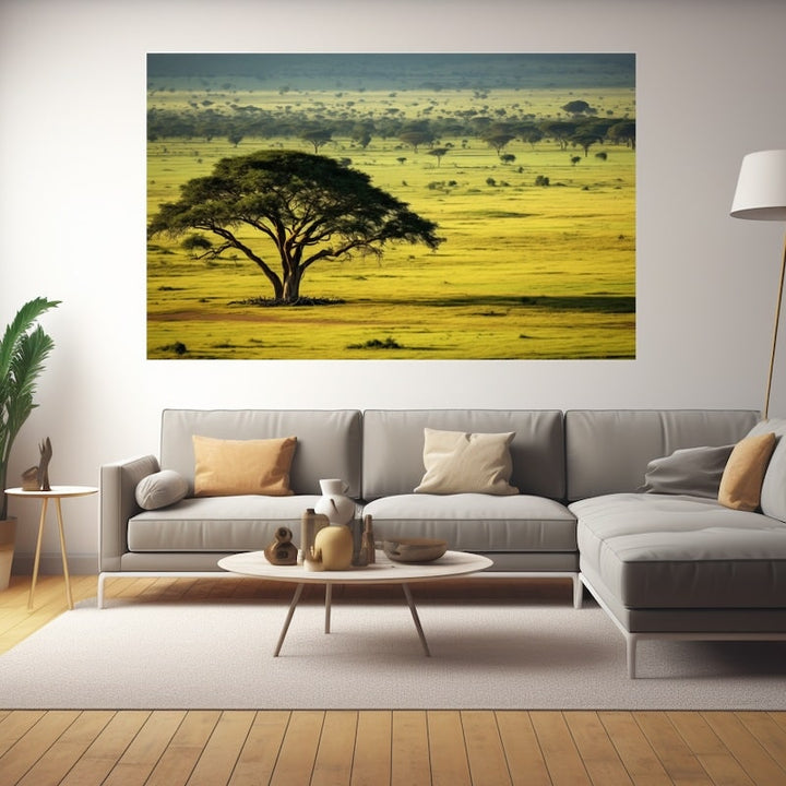 Tableau Savane et Afrique, art mural décoration nature