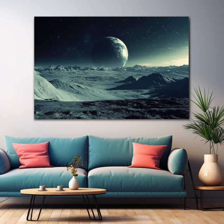 Tableau Spatial, art mural décoration nature