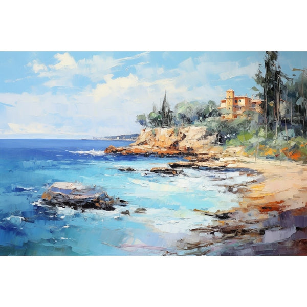 Tableau Style Bord de Mer, art mural décoration nature