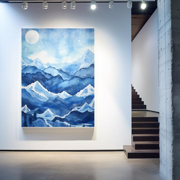 Tableau Style Montagne, art mural décoration nature