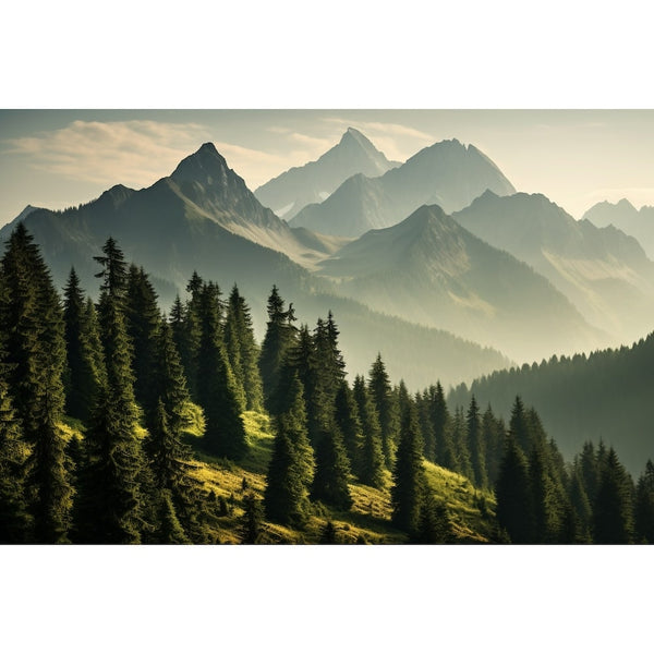 Tableau sur la Montagne, art mural décoration nature