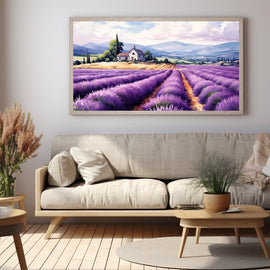 Tableau sur Toile Lavande, art mural décoration nature