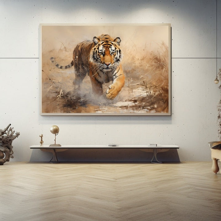 Tableau Tigre Art, art mural décoration nature