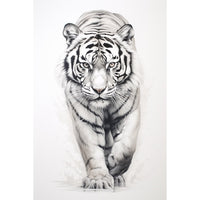 Thumbnail for Tableau Tigre Dessin Art