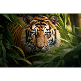 Tableau Tigre dans la Jungle, art mural décoration nature