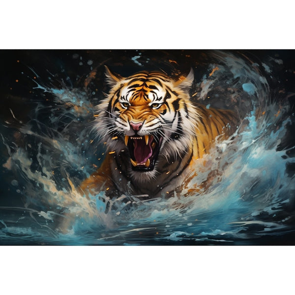 Tableau Original Tigre, art mural décoration nature