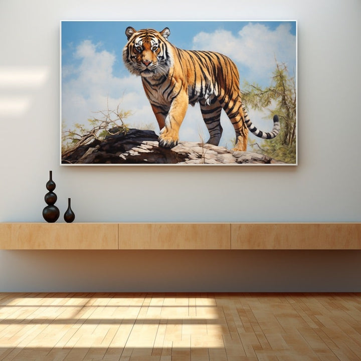 Tableau Tigre Peinture, art mural décoration nature