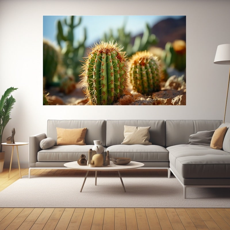 Tableau Toile Cactus