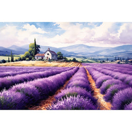 Tableau sur Toile Lavande, art mural décoration nature
