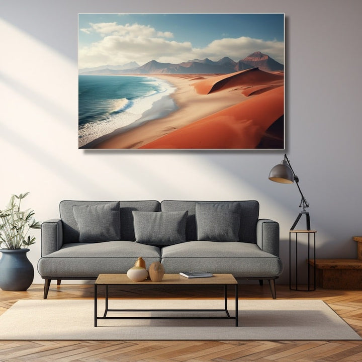 Tableau Toile Plage, art mural décoration nature