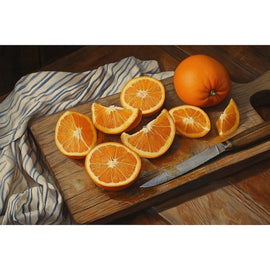 Tableau Toile Orange, art mural décoration nature