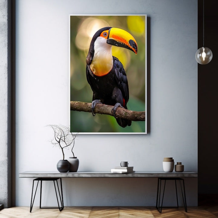 Tableau Toucan, art mural décoration nature